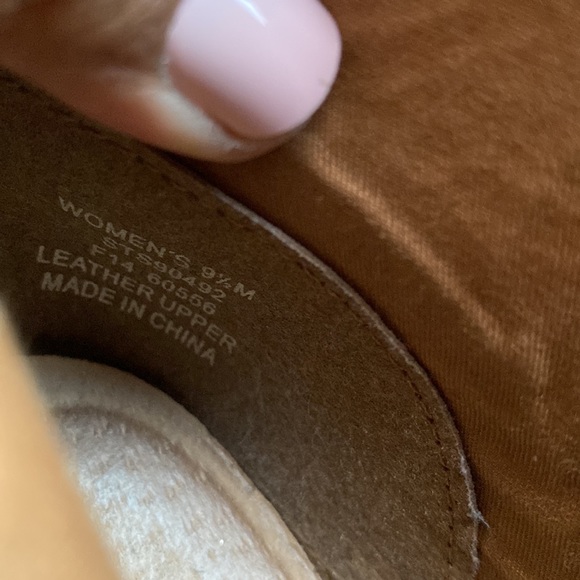 Sperry Harlow Wedge Ankle Brown Leather Booties size 9.5 - Picture 8 of 9